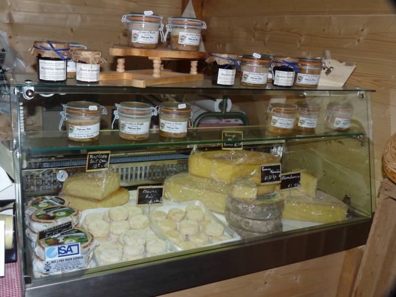 Vitrine de fromages